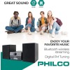 Philco Stereo Shelf System Tray Loading CD Player with Digital