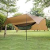 OneTigris Bulwark Camping Tarp, 100% Waterproof Bushcraft Shelter, Lightweight Hammock