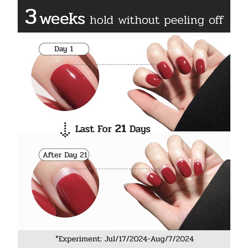 Nail Polish Strips - No UV Lamp Needed (Drama Queen