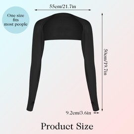 Grevosea 4 Pack Cooling Shawl Arm Sleeves for Women Sun Sleeves for Women UV Protection Arm Covers with Finger Hole for Golfing Riding Driving (Black, White, Pink)