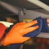 ForPro Professional Collection - Guantes desechables de nitrilo resistentes, naranja,