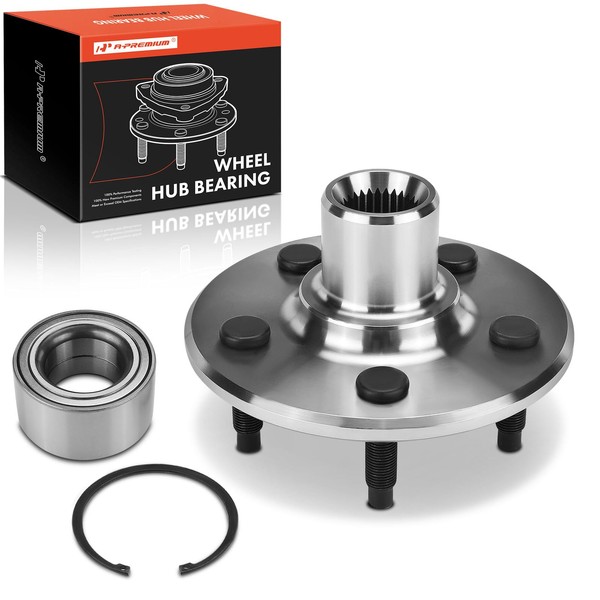 A-Premium Rear Wheel Bearing and Wheel Hub Kit with 5-Lug
