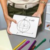 BAIFULAI Magnetic Whiteboard Small, 30 x 41 cm Whitboard with