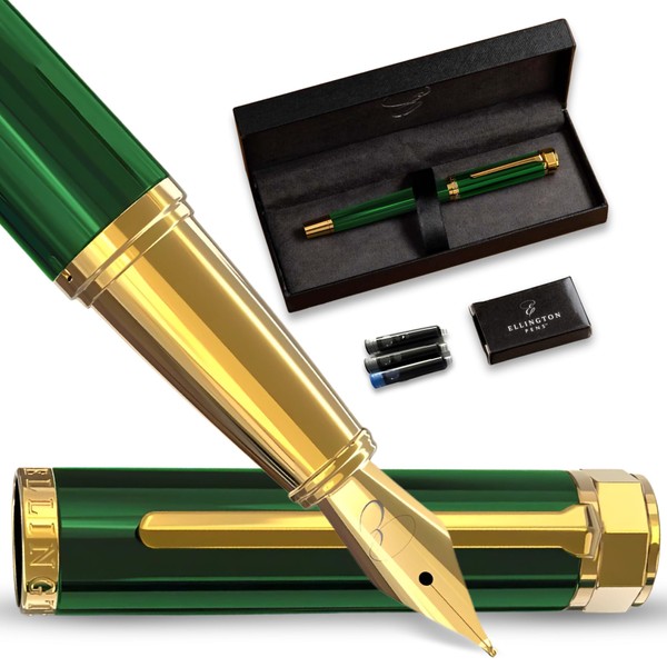 Ellington Pens Luxury Fountain Pen Set- Fountain Pens for Writing