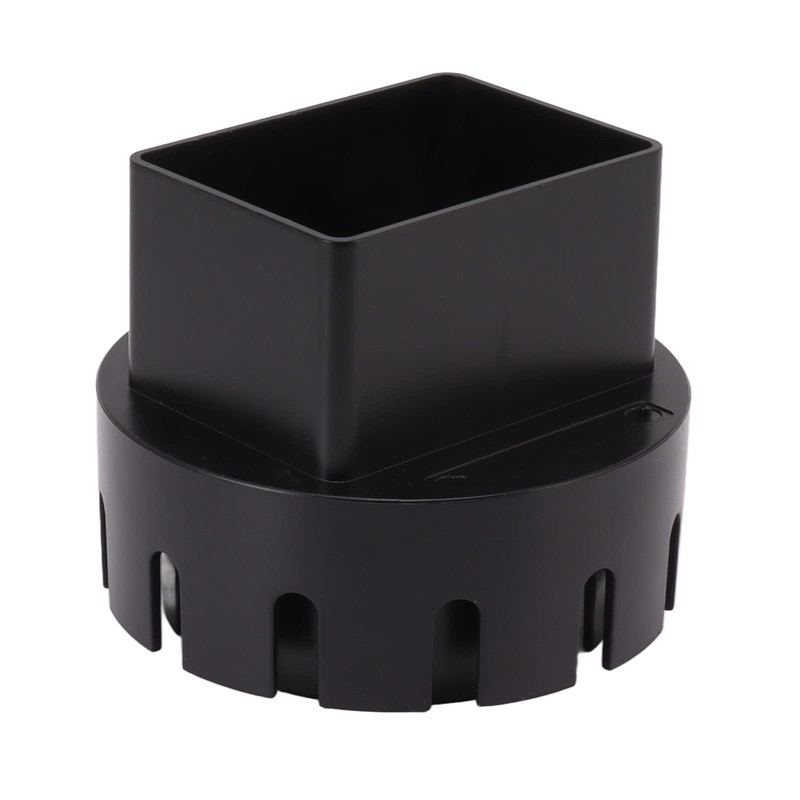 Plastic Downspout Adapter for Rain Gutter Drain System with Screws