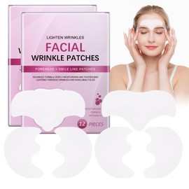 Pack of 72 Wrinkle Plasters, Anti-Wrinkle Plasters, Wrinkle Plasters Face, Mild and Non-Irritating, Nourishing and Moisturising, Firming and Smoothing for the Skin