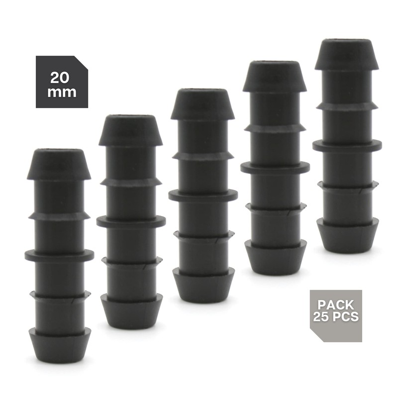 DOJA Barcelona Drip Connector, Pack of 25, Hose Connector for