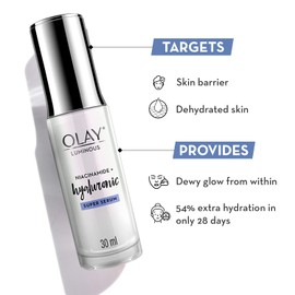 Olay Luminous Niacinamide+ Hyaluronic Super Face Serum, 30ml
