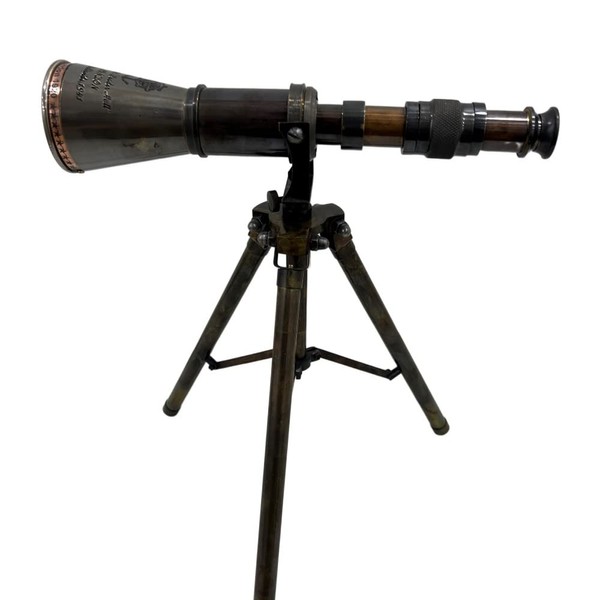 Nautical Desktop Dollond London Antique Brass Telescope with Tripod Handmade