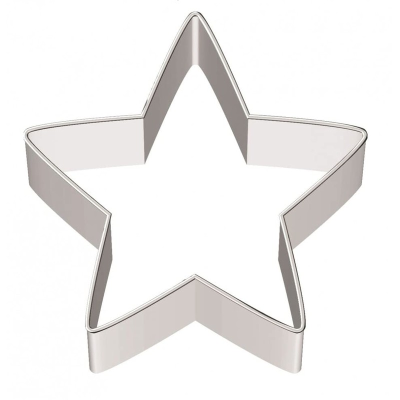 GOOD STUFF Set of 3 Steel Star Shaped Cookie Cutters
