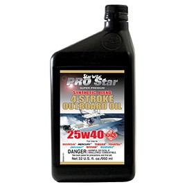 Star brite Premium Synthetic Blend 4 Stroke Outboard Oil 25W 40-32 oz