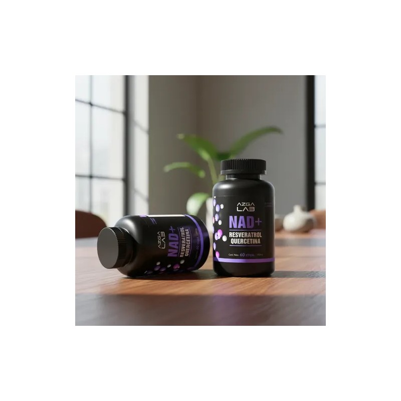 Nad Resveratrol Quercetina Antiox Premium 60 Caps Azga Lab