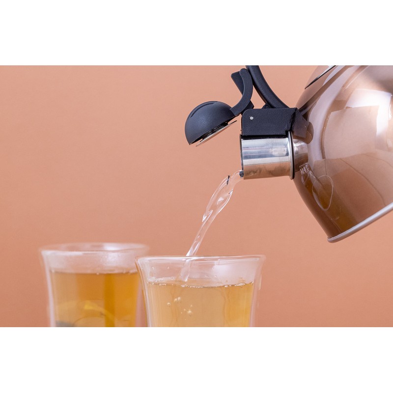 La Cafetière Stainless Steel Copper Effect 1.3l Whistling Kettle