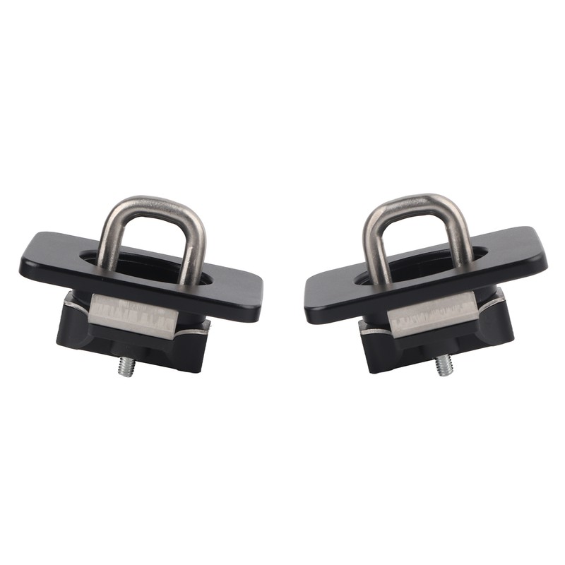 2pcs Stainless Steel Bull Ring Truck Bed Side Tie Down