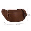 Gusti Spencer Women's and Men's Leather Waist Bag Bum Bag