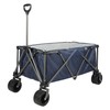 REDCAMP 250L Extra Large Collapsible Beach Cart for Sand, Heavy