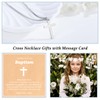 YBISNAIRE Cross Necklace Gifts for Teens Women Daughter Gifts from