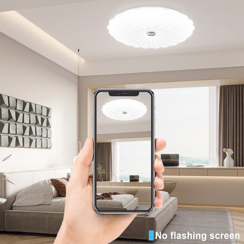VIPMOON 42W LED Ceiling Light, Diameter 300mm Energy Efficient Ceiling