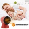 COSTWAY 2 in 1 Mini Electric Space Heater Cooling Fan,