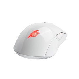 1STPLAYER FIRE DANCING Gaming Symmetrical Wired Mouse -Adjustable DPI Switch Function up to 4000DPI, Avago 3050 Chip, Huano Micro Switches (White)