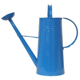 HIT 8592 Galvanized Heavy Gauge Steel Watering Can, 2-Gallon, Silver