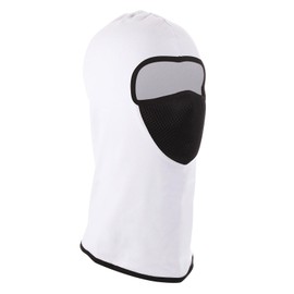 PATIKIL Ski Mask, Balaclava Face Mask Full Head Mask Cover Windproof for Women Men Outdoor Sports, White