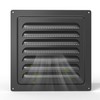 Memrita 12 x 12 Inch Attic Vent with Screen Mesh,