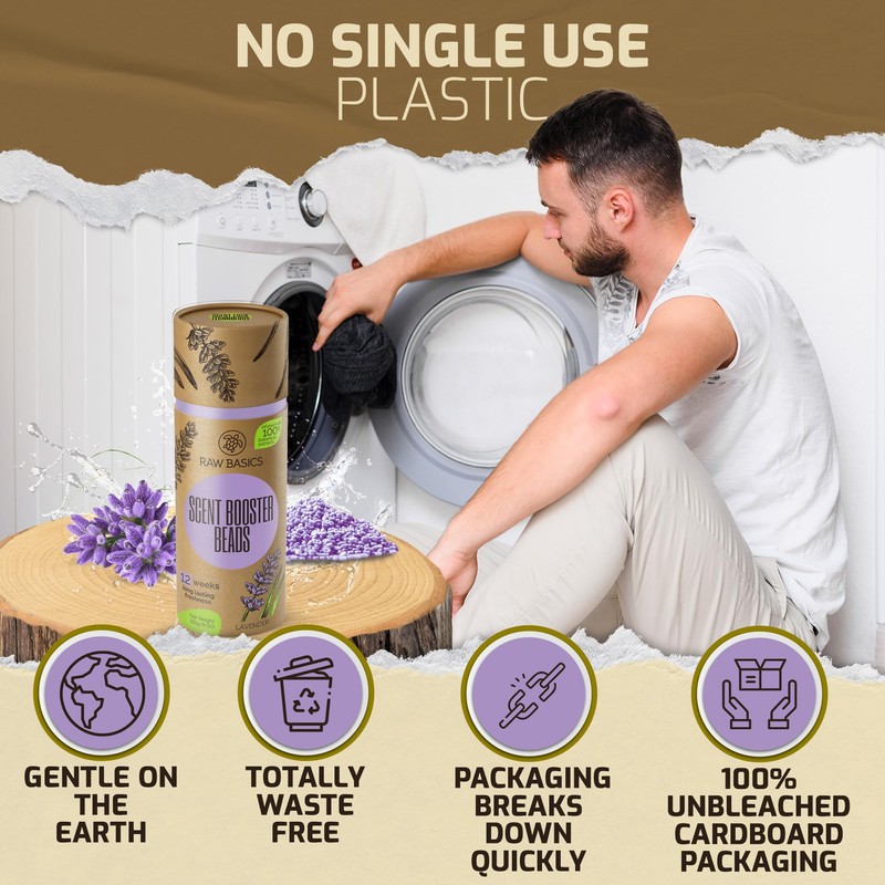 Scent Boosters for Washer, Lavender Aroma - Bulk Laundry Booster