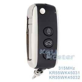 KeyMaster Smart Remote Key Fob 315MHz for Bentley Continental GT GTC 2005-2016 KR55WK45032