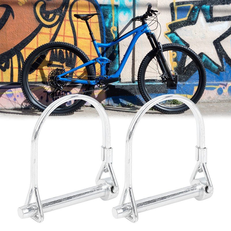 X AUTOHAUX 2pcs Bicycle Arch D Shape Trailer Shaft Locking