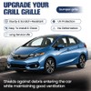 PIT66 Front Upper Bumper Grille Compatible with Honda Fit 2018