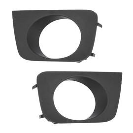 X AUTOHAUX Front Left Right Fog Light Grille Cover Trims Frame Fit for Toyota 4Runner Limited No.5212835040/5212735050 - Pack of 2