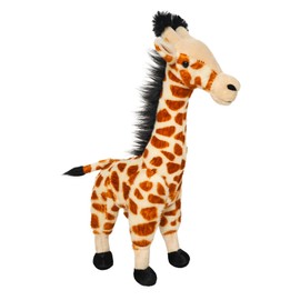 JUSTQUNSEEN Giraffe Doll, Brown Giraffe Stuffed Animal, Realistic Plush Toy, Jungle Animal Stuffed Plush Toy Gift for Kids 15inch