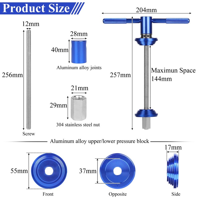 efuturetime Bottom Bracket Tool Bicycle Press-Fit Tool Headset Assembly /