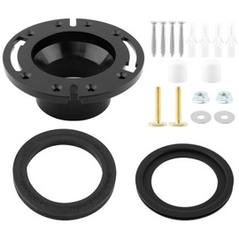 PUXING RV Toilet Flange Seal Kit RV Toilet Seal Replacement Fit for R V 300/310/320 R V Toilets Replacement for 385345892 RVs Toilets Flange and 385311652 Base Seals,385311658(Color:Black)