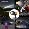 GEPROSMA Powerful 6000 Lumens Rechargeable Spotlight Flashlight For Outdoor And
