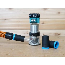 Toolcurve 1 1/4" Shop Vac Hose Adapter for Makita Router