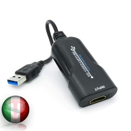 TechSide HDMI to USB 3.0 Video Capture Card | 2024 Windows 11 MacOs Catalina Android Linux | 1080p 60 Fps for DSLR Video Camera Action Cam Streaming