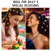 Mini Butterfly Hair Clips, 32Pcs Y2K Claw Clips Rainbow Plating