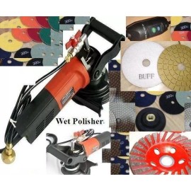 Roxx Wet Polisher Concrete Polishing Pad Cup Granite Concrete countertop Glass marble
