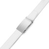 MILORDE White Belt(Brushed Metal - White,M804,105)