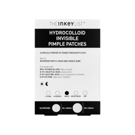 The INKEY List Hydrocolloid Invisible Pimple Patches 22ct