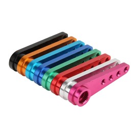 VGEBY RC Servo Arm, 8 Colours, 25T Aluminium Alloy Metal Steering Rocker Lever Suitable for Futaba JR RC Servo, #511, VGEBY4YTNGRQBXE