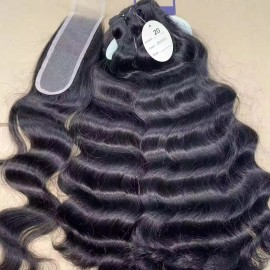 2x6 4x4 5x5 6x6 7x7 9x6 13x4 13x6 hd Lace Frontal Closure Single Donor Hair Burmese Curly Hair Weft Bulk Human Hair Extensionsstyle: 4x4 hd closure same texture to match your bundles, color: natural color 100 gram one bundle, Stretched Length: 14 Inches