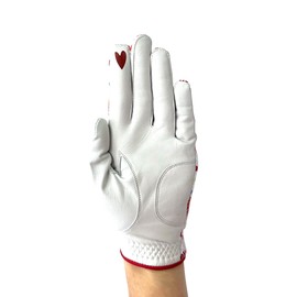 Hand Candy Golf Glove – Premium Cabretta Leather – “Candy” – Left Hand Women's Golf Glove with Matching Ball Marker (Large)