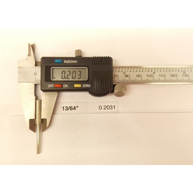 Custom MFG 13/64" Chainsaw Sharpener Bits, (Pack of 4) Rotary