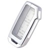 SK CUSTOM Silver zinc Alloy Smart Key Case Cover Compatible