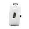Acctim Grace Non-Ticking Sweep Analogue Bedroom Alarm Clock White