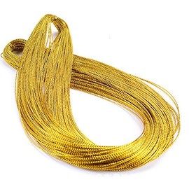 328 Feet Gift Tags String Hang Tags Rope (Gold)