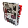 Famous London Icons A6 Notebook Notepad & Pen - Wire-bound